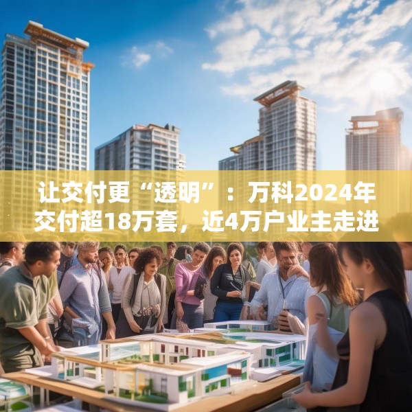 让交付更“透明”：万科2024年交付超18万套，近4万户业主走进工地实地看房