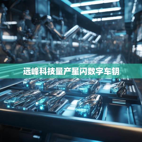 远峰科技量产星闪数字车钥