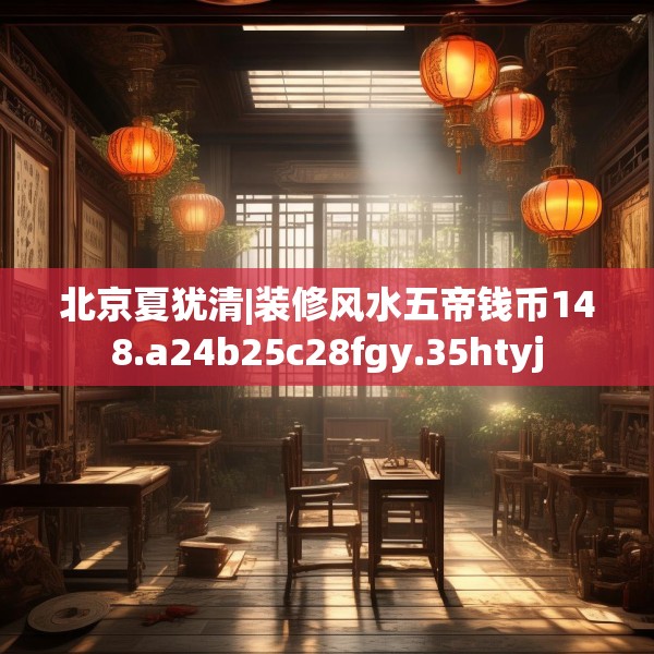 北京夏犹清|装修风水五帝钱币148.a24b25c28fgy.35htyj