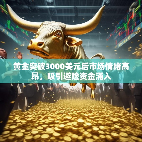 黄金突破3000美元后市场情绪高昂，吸引避险资金涌入