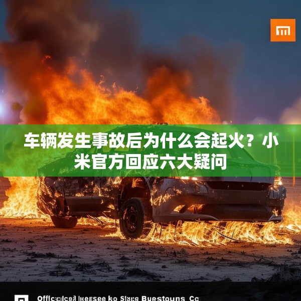 车辆发生事故后为什么会起火？小米官方回应六大疑问