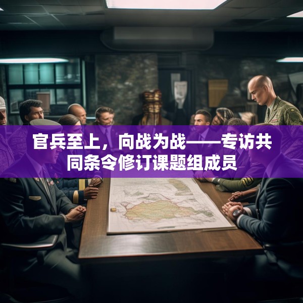 官兵至上，向战为战——专访共同条令修订课题组成员