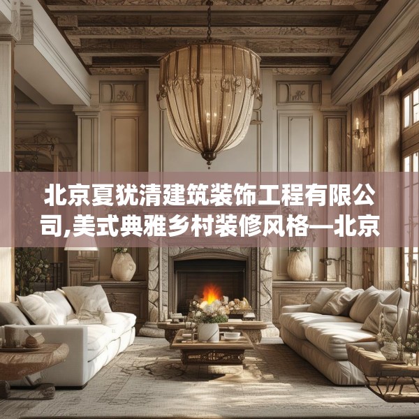 北京夏犹清建筑装饰工程有限公司,美式典雅乡村装修风格—北京夏犹清建筑装饰工程有限公司600.a476b477c480fgy.487dsfds