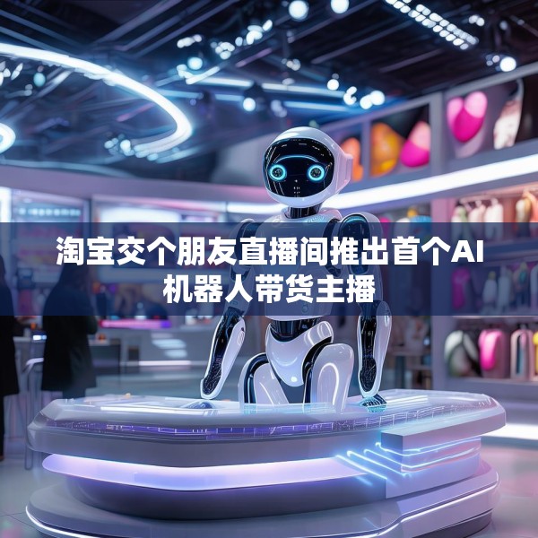 淘宝交个朋友直播间推出首个AI机器人带货主播