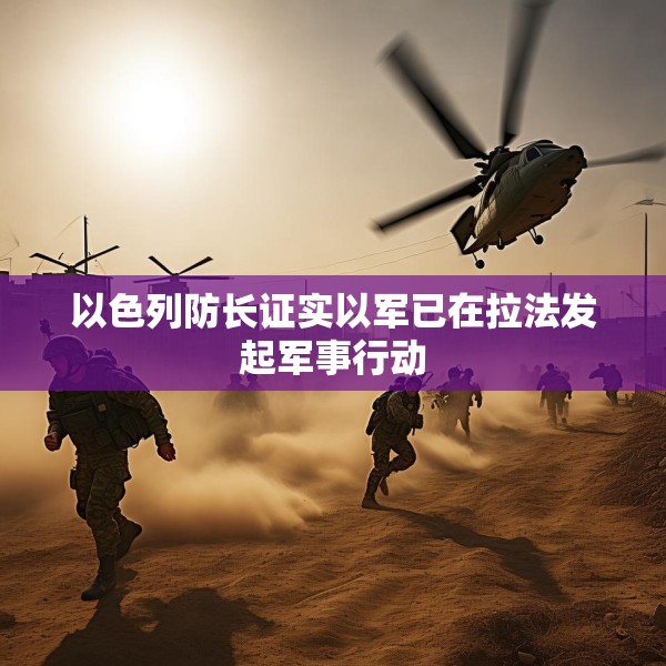 以色列防长证实以军已在拉法发起军事行动