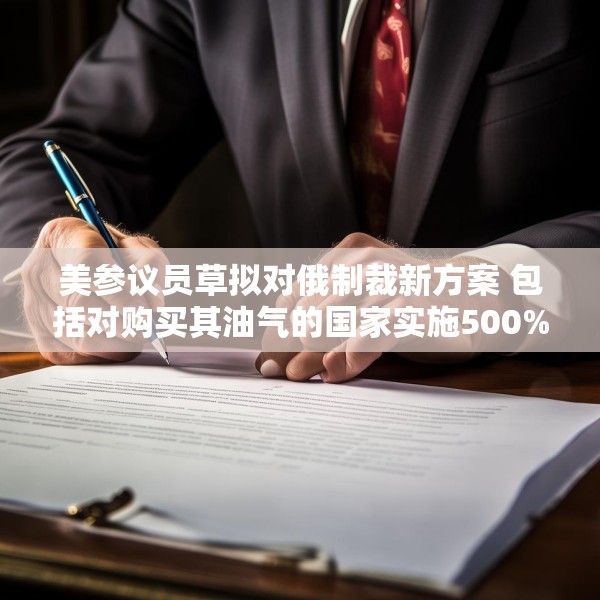 美参议员草拟对俄制裁新方案 包括对购买其油气的国家实施500%的关税