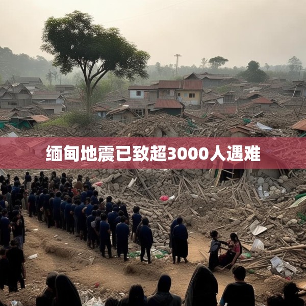 缅甸地震已致超3000人遇难