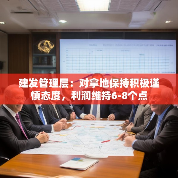 建发管理层：对拿地保持积极谨慎态度，利润维持6-8个点