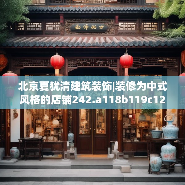 北京夏犹清建筑装饰|装修为中式风格的店铺242.a118b119c122fgy.129wew