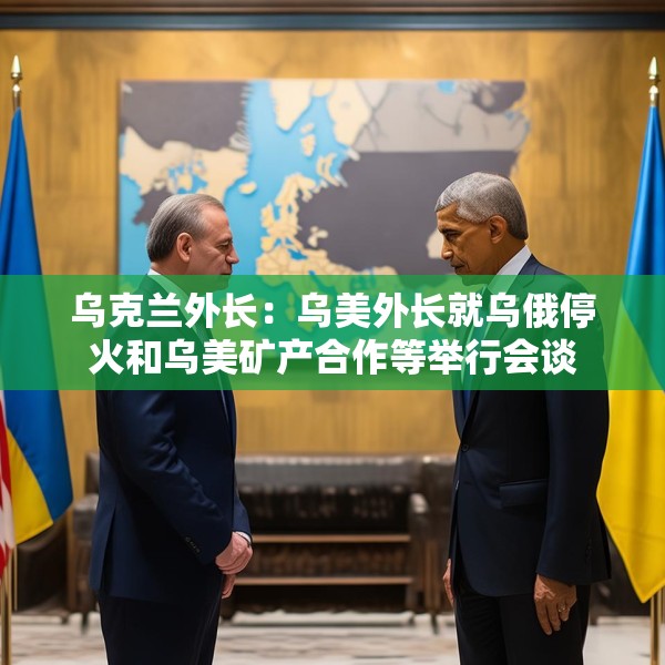 乌克兰外长：乌美外长就乌俄停火和乌美矿产合作等举行会谈