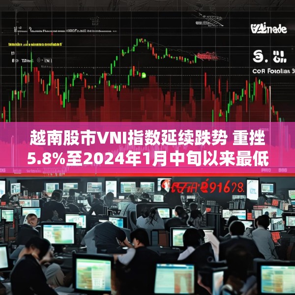 越南股市VNI指数延续跌势 重挫5.8%至2024年1月中旬以来最低