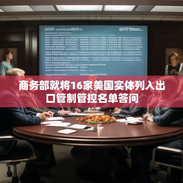 商务部就将16家美国实体列入出口管制管控名单答问