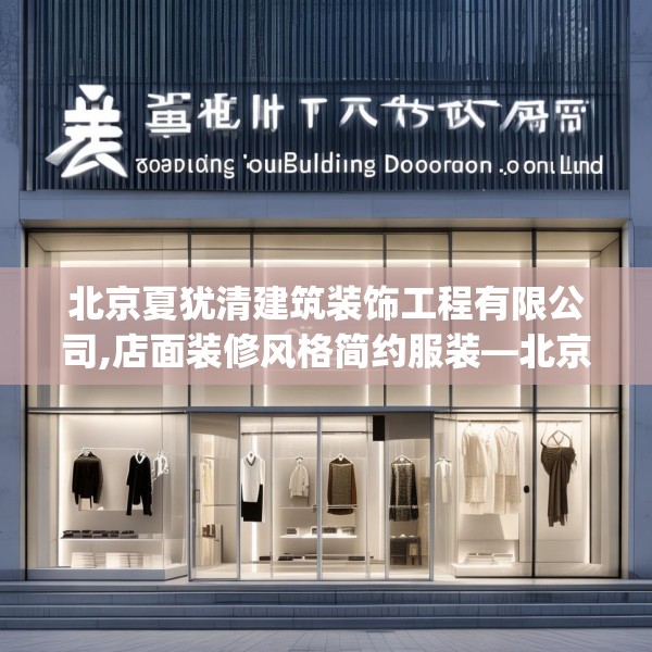 北京夏犹清建筑装饰工程有限公司,店面装修风格简约服装—北京夏犹清建筑装饰工程有限公司198.a74b75c78fgy.85nbn