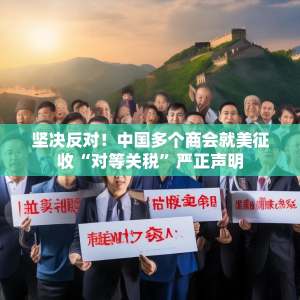 坚决反对！中国多个商会就美征收“对等关税”严正声明
