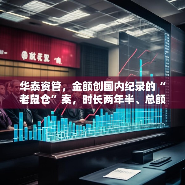华泰资管，金额创国内纪录的“老鼠仓”案，时长两年半、总额33亿元