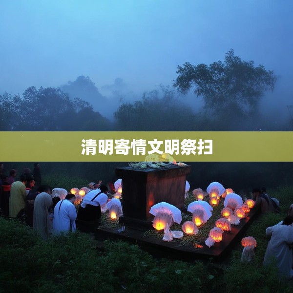 清明寄情文明祭扫