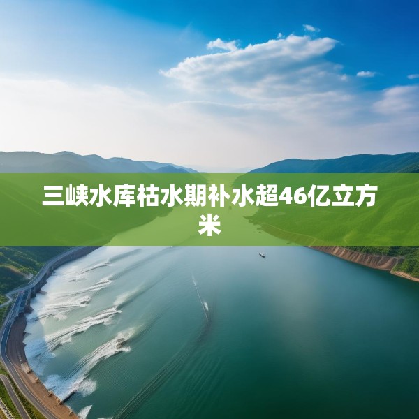 三峡水库枯水期补水超46亿立方米