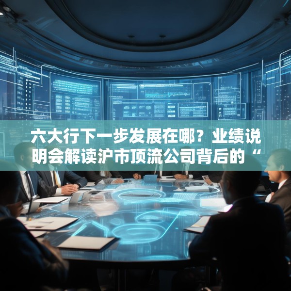 六大行下一步发展在哪？业绩说明会解读沪市顶流公司背后的“硬核”操作