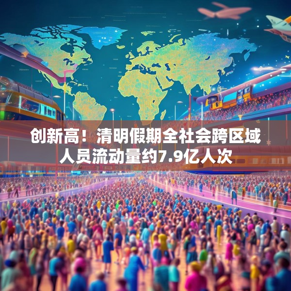 创新高！清明假期全社会跨区域人员流动量约7.9亿人次