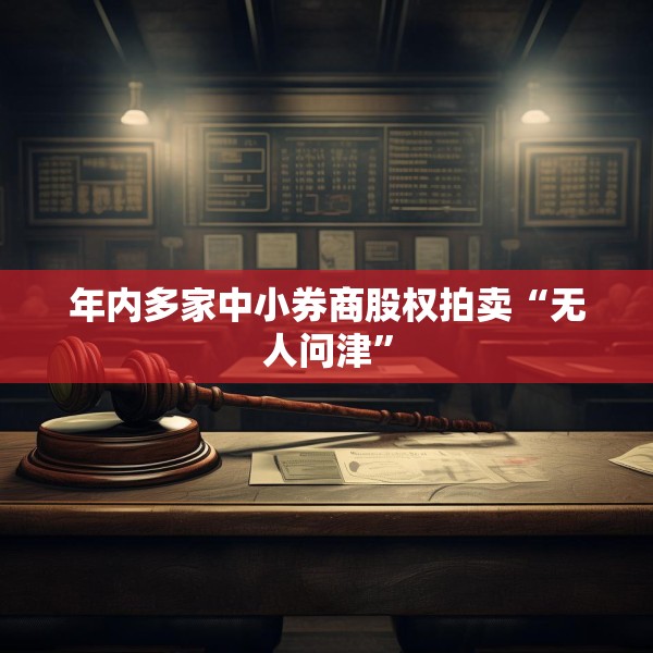 年内多家中小券商股权拍卖“无人问津”