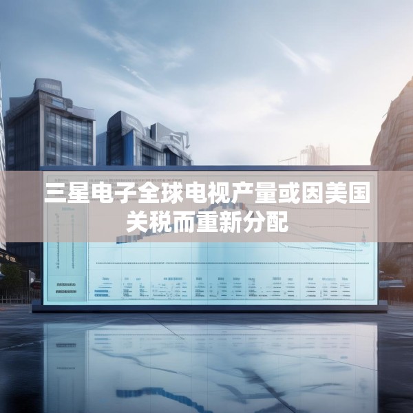 三星电子全球电视产量或因美国关税而重新分配