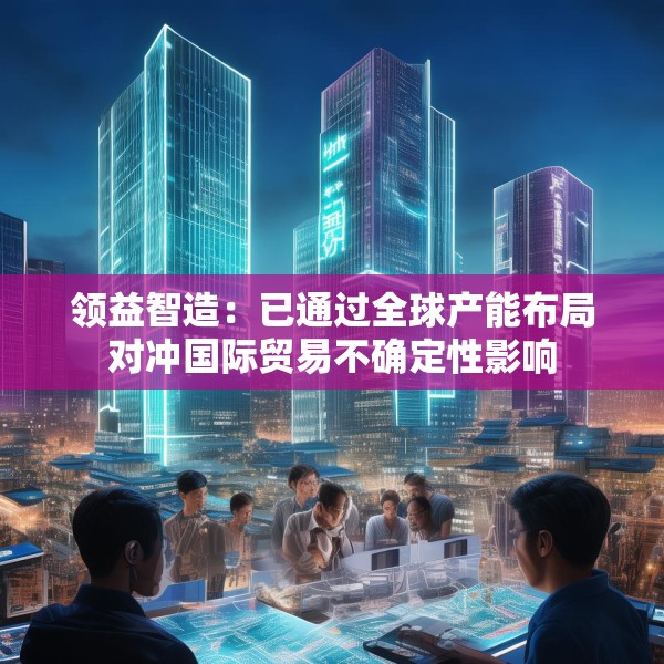 领益智造：已通过全球产能布局对冲国际贸易不确定性影响
