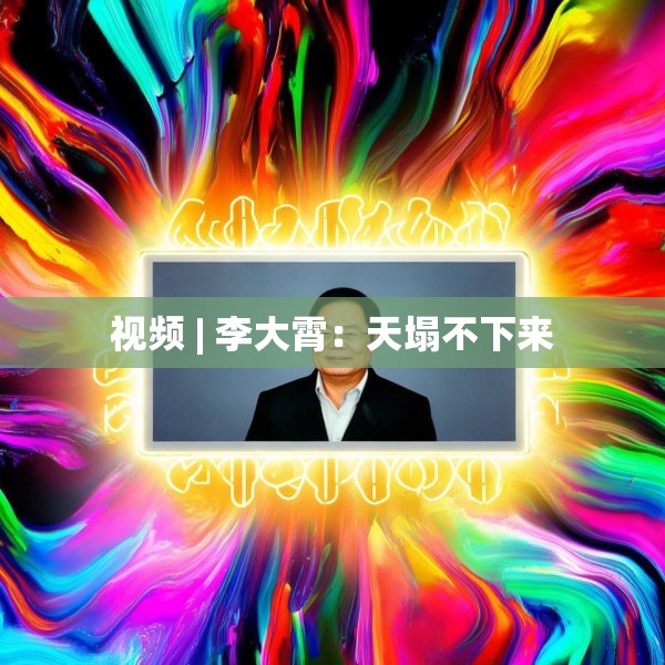 视频 | 李大霄：天塌不下来