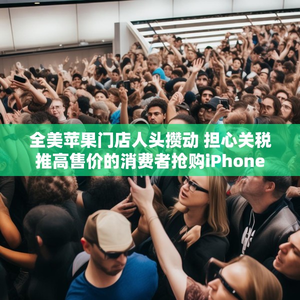 全美苹果门店人头攒动 担心关税推高售价的消费者抢购iPhone