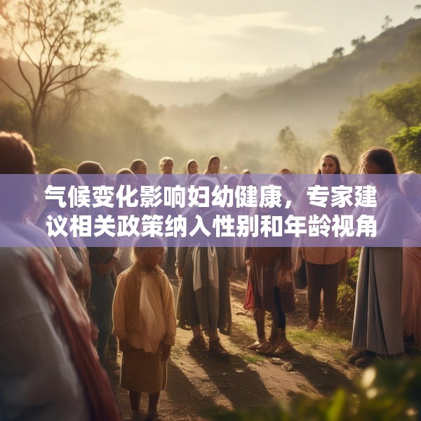 气候变化影响妇幼健康，专家建议相关政策纳入性别和年龄视角