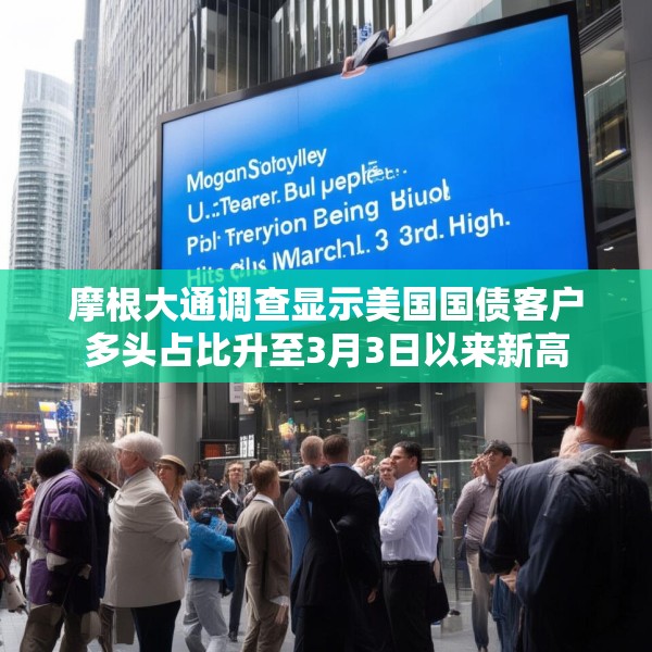摩根大通调查显示美国国债客户多头占比升至3月3日以来新高