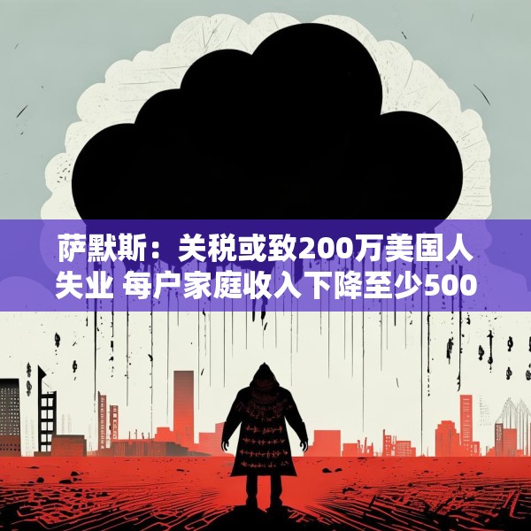 萨默斯：关税或致200万美国人失业 每户家庭收入下降至少5000美元