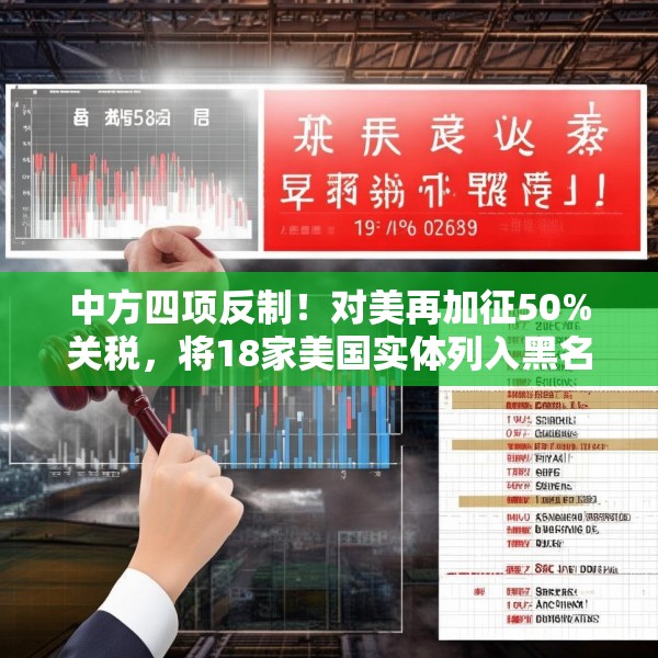 中方四项反制！对美再加征50%关税，将18家美国实体列入黑名单