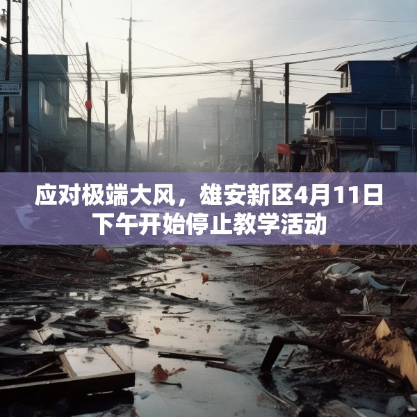 应对极端大风，雄安新区4月11日下午开始停止教学活动
