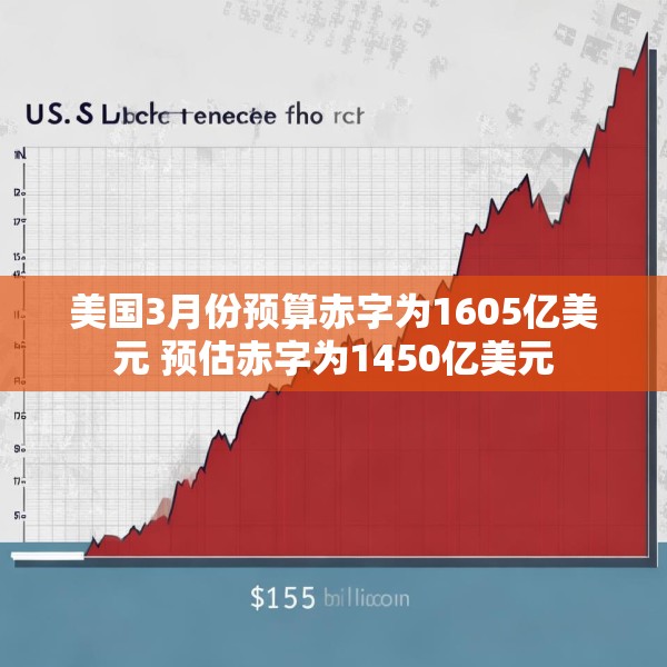美国3月份预算赤字为1605亿美元 预估赤字为1450亿美元