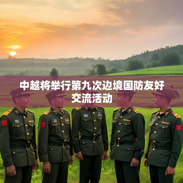 中越将举行第九次边境国防友好交流活动