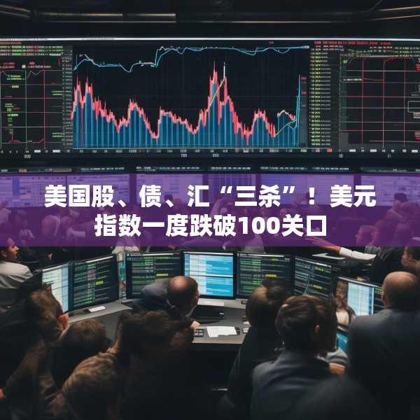 美国股、债、汇“三杀”！美元指数一度跌破100关口