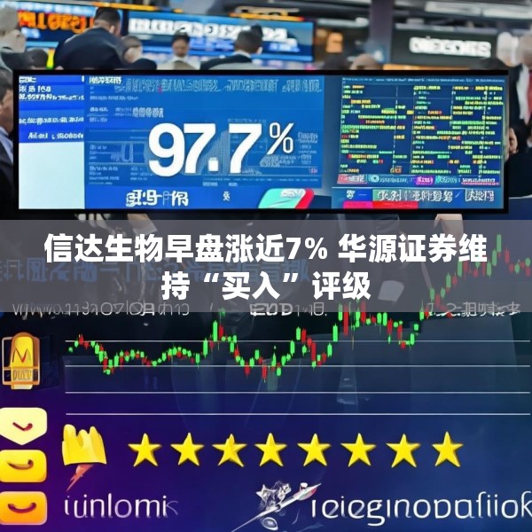 信达生物早盘涨近7% 华源证券维持“买入”评级