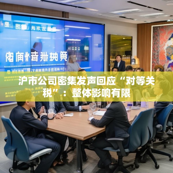 沪市公司密集发声回应“对等关税”：整体影响有限