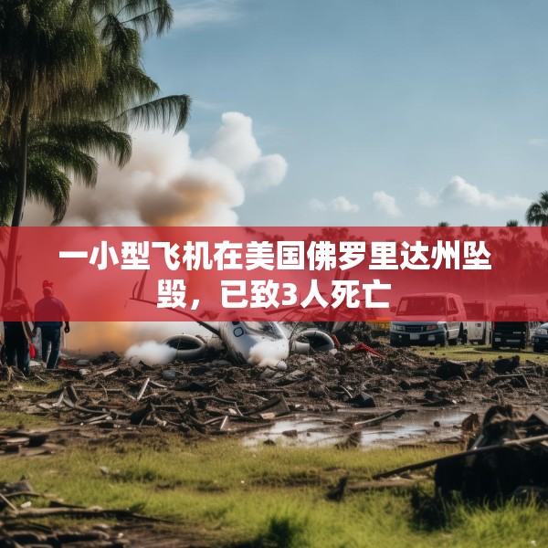 一小型飞机在美国佛罗里达州坠毁，已致3人死亡
