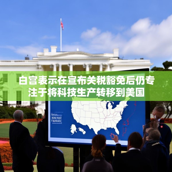 白宫表示在宣布关税豁免后仍专注于将科技生产转移到美国