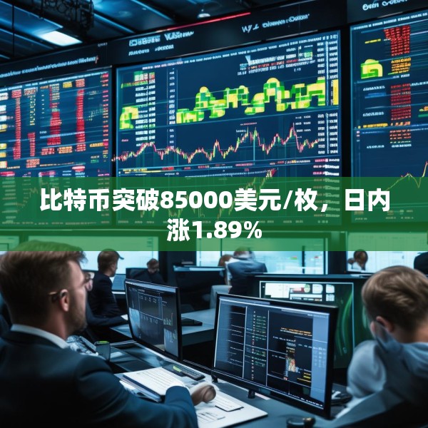 比特币突破85000美元/枚，日内涨1.89%