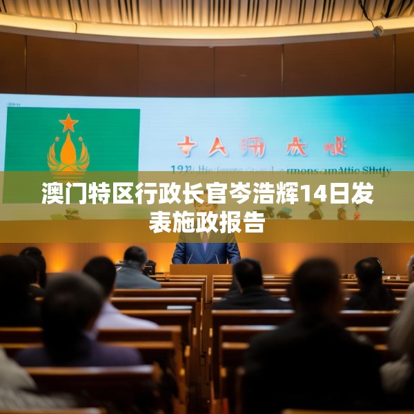 澳门特区行政长官岑浩辉14日发表施政报告