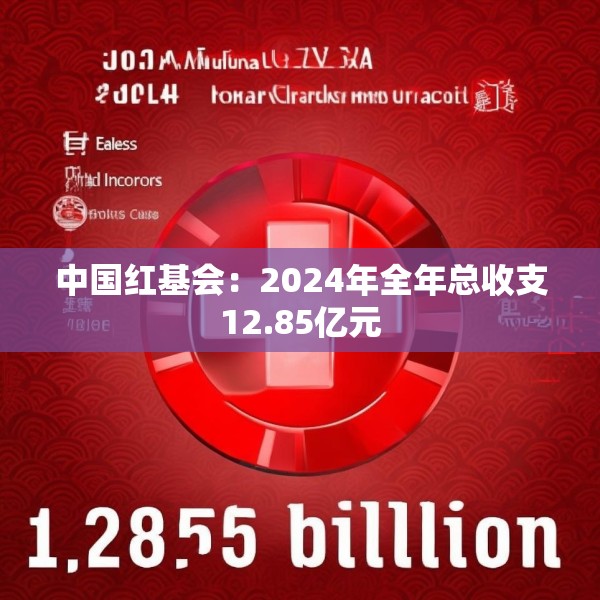 中国红基会：2024年全年总收支12.85亿元