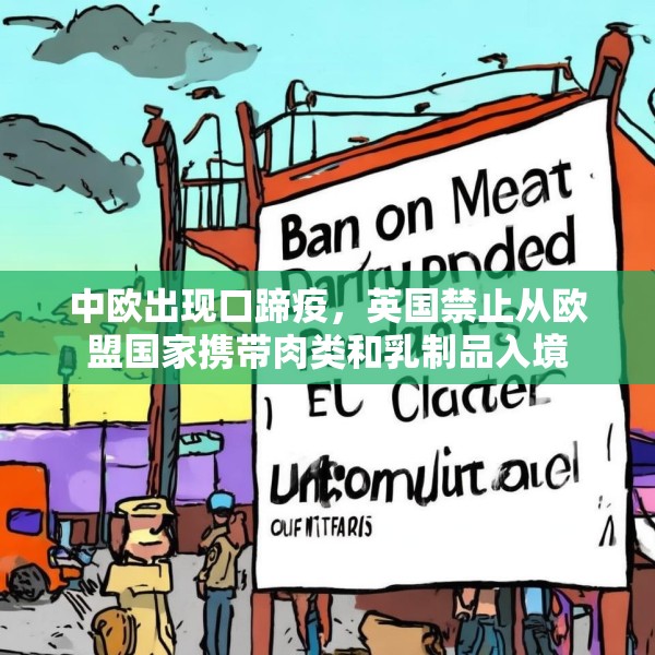 中欧出现口蹄疫，英国禁止从欧盟国家携带肉类和乳制品入境