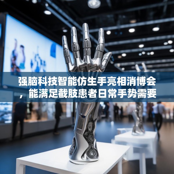 强脑科技智能仿生手亮相消博会，能满足截肢患者日常手势需要