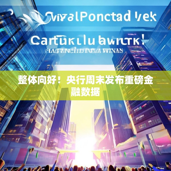 整体向好！央行周末发布重磅金融数据