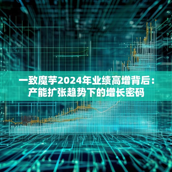 一致魔芋2024年业绩高增背后：产能扩张趋势下的增长密码