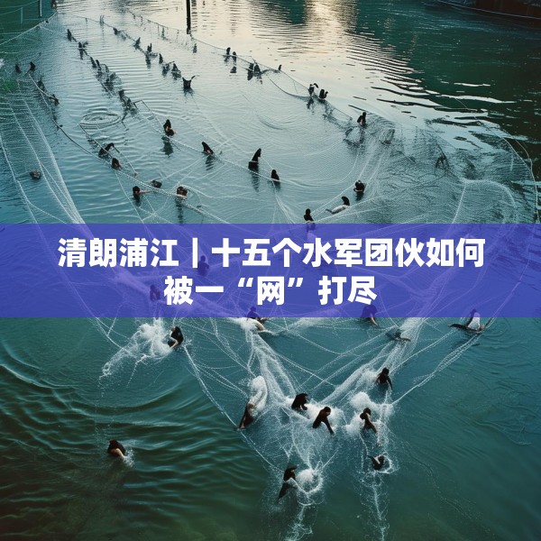 清朗浦江｜十五个水军团伙如何被一“网”打尽