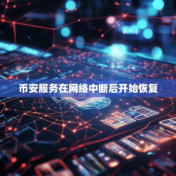 币安服务在网络中断后开始恢复
