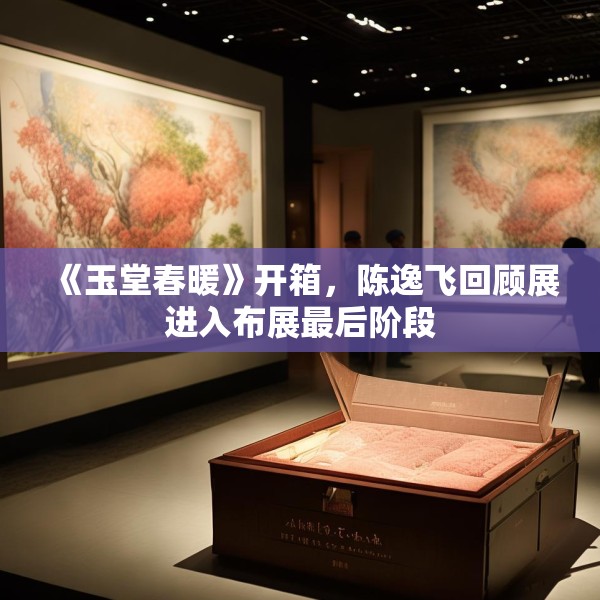 《玉堂春暖》开箱，陈逸飞回顾展进入布展最后阶段